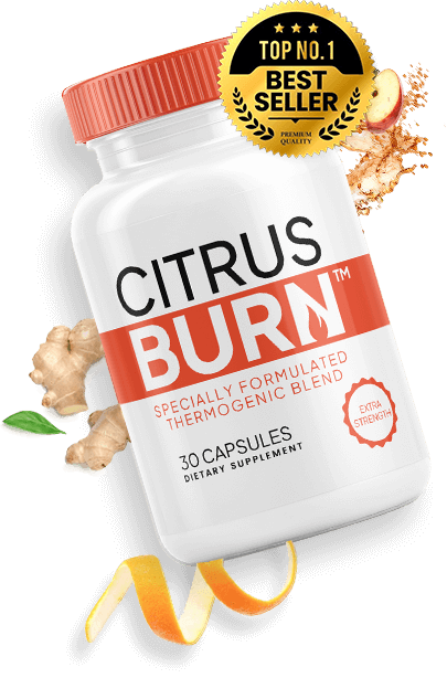 CitrusBurn natural formula on fresh citrus fruits